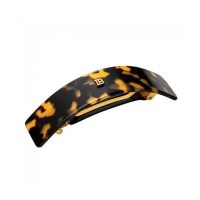 Balmain Cellulose Acetate Barrette pour Cheveux Medium Tortoise Shell